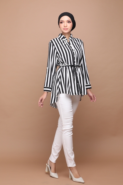 Shea Hi Low Top in Stripes Shea Hi Low Top in Stripes